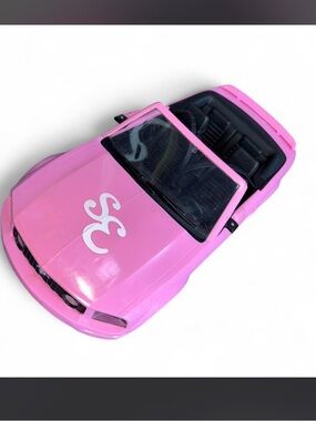 Barbie Sharpay Evan’s Pink Convertible Mustang Car Toy